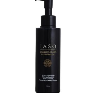 Dầu tẩy trang bùn khoáng IASO Ghassoul Black Cleansing Oil