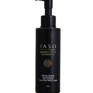 Dầu tẩy trang bùn khoáng IASO Ghassoul Black Cleansing Oil