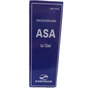 Dung dịch dùng ngoài ASA Hadiphar lọ 12ml