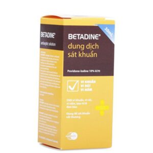 Dung dịch sát khuẩn Betadin Antiseptic 125ml- Xuất xứ Mỹ