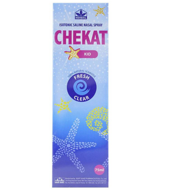 Dung Dịch Vệ Sinh Mũi cho bé Chekat Kid 75ml