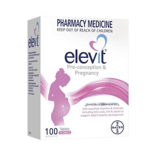 Elevit bầu Úc 100 viên - Vitamin Tổng Hợp Cho Bà Bầu