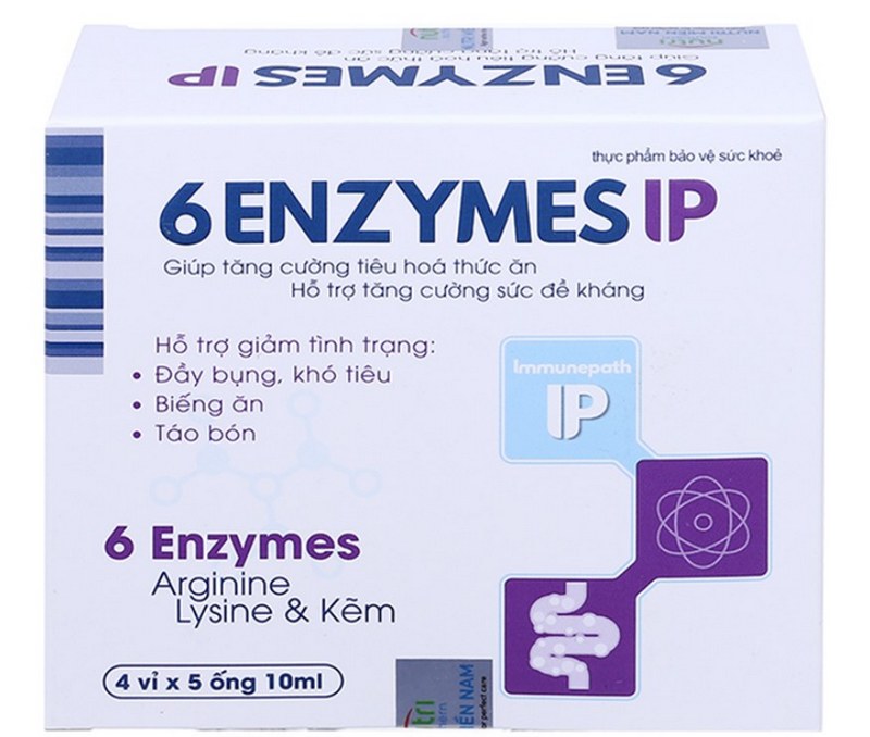 Dung dịch 6 Enzymes IP: Sản phẩm hỗ trợ tiêu hóa tốt