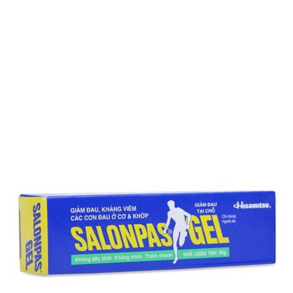 Gel giảm đau, kháng viêm Salonpas Gel Hisamitsu (30g)