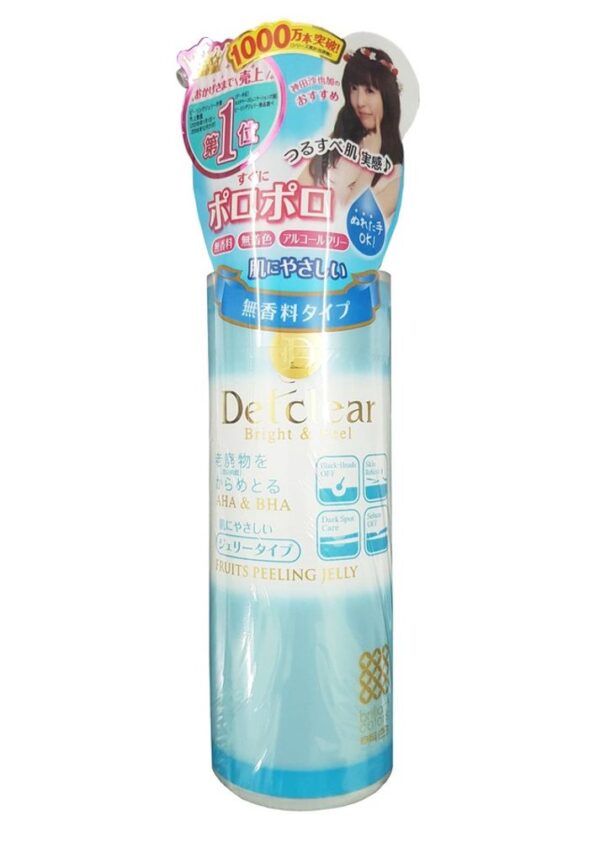 Gel tẩy da chết Detclear Bright & Peel 180ml (Nhật)