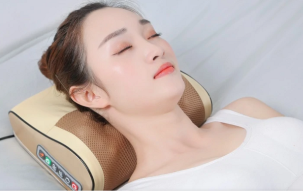 Gối massage hồng ngoại 16 bi Osaka chính hãng của Nhật