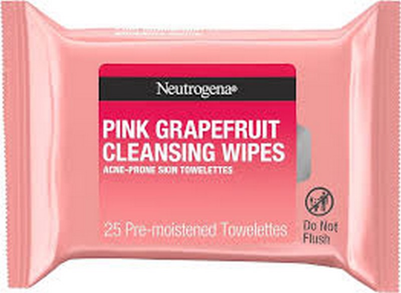 Nước tẩy trang Neutrogena Oil-Free Cleansing Wipes Pink Grapefruit