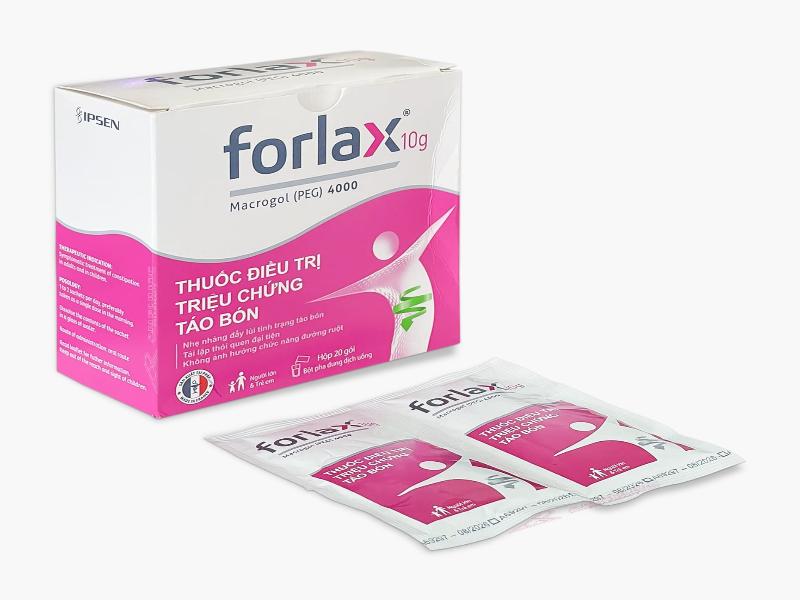 Thuốc điều trị táo bón Forlax của Ipsen Pharma  