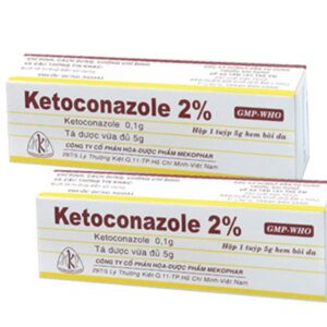 Kem bôi da trị nấm ở da và niêm mạc Ketoconazol 2% (5g)