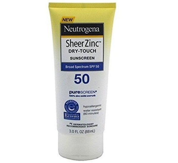 Kem chống nắng Neutrogena Sheer Zinc cho da dầu, da nhạy cảm