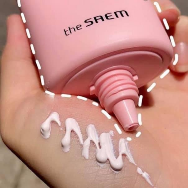 Kem chống nắng The Saem Eco Earth Pink Sun Cream EX SPF 50+