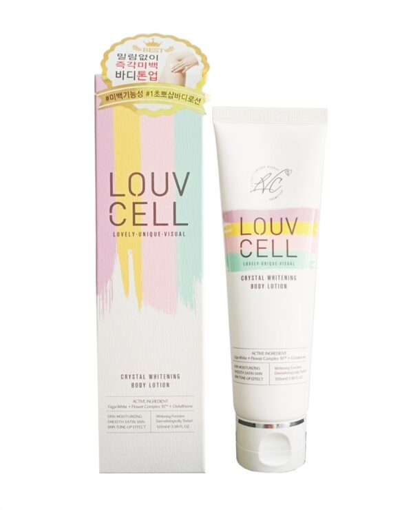 Kem dưỡng trắng Louv Cell Crystal Whitening Body Lotion