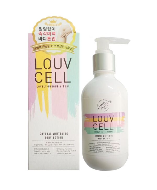 Kem dưỡng trắng Louv Cell Crystal Whitening Body Lotion