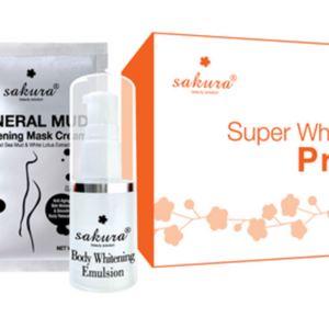 Kem tắm trắng Sakura Super White Pro System 7 trong 1