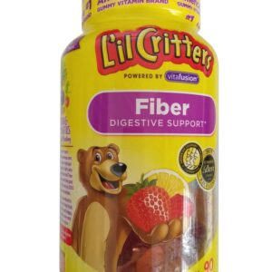 Kẹo dẻo Gummy Fiber cho bé L'il Critters bổ sung chất xơ