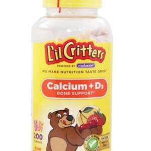 Kẹo dẻo L'il Critters bổ sung Canxi và Vitamin D3