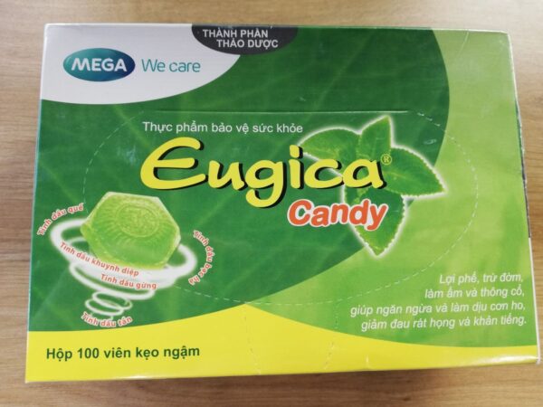 Kẹo ngậm ho Eugica Candy Mega We care