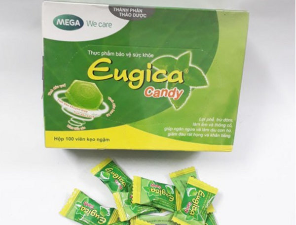 Kẹo ngậm ho Eugica Candy Mega We care