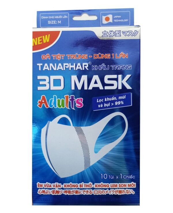 Khẩu trang 3D Mask Tanaphar ngăn khói bụi