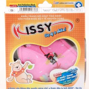 Khẩu trang sợi hoạt tính Kissy cho bé 4 - 10 tuổi