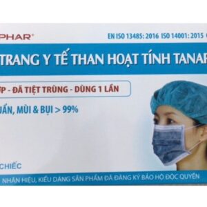 Khẩu trang y tế than hoạt tính Tanaphar 4 lớp