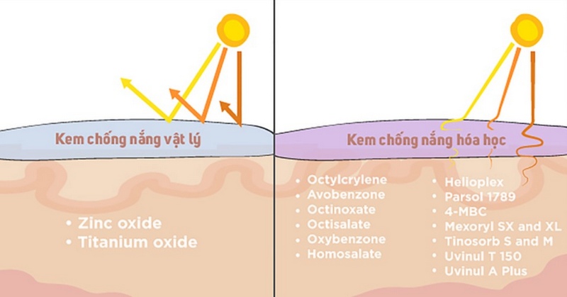 Cách hoạt động của kem chống nắng khi sử dụng