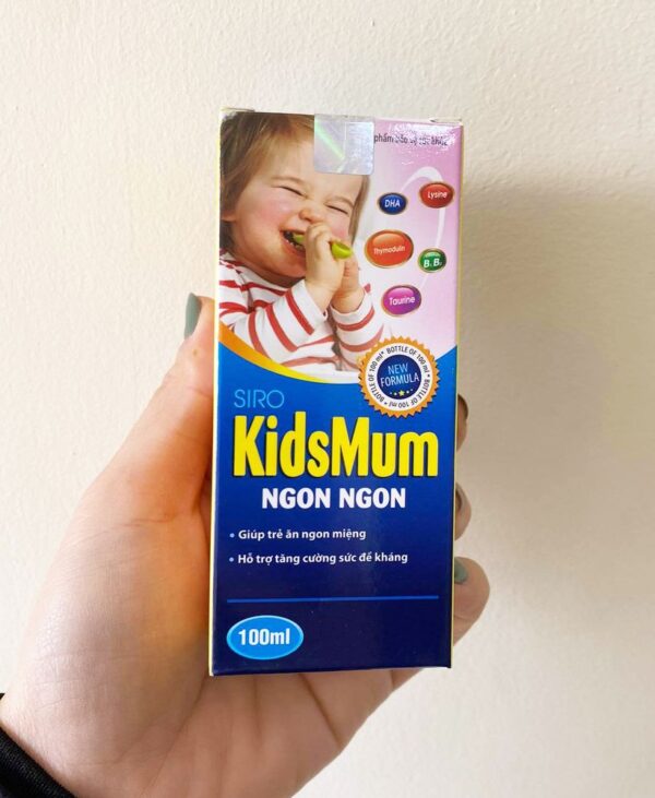 Kidsmum Ngon Ngon- Siro dành cho trẻ biếng ăn 100ml