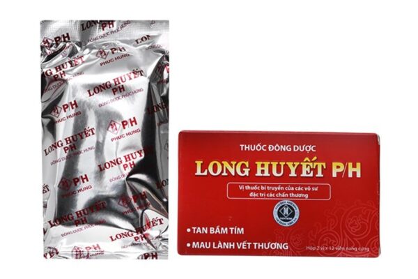 Long huyết P/H hộp 24 viên nang cứng