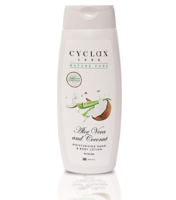 Lotion dưỡng ẩm Aloe Vera And Coconut Cyclax