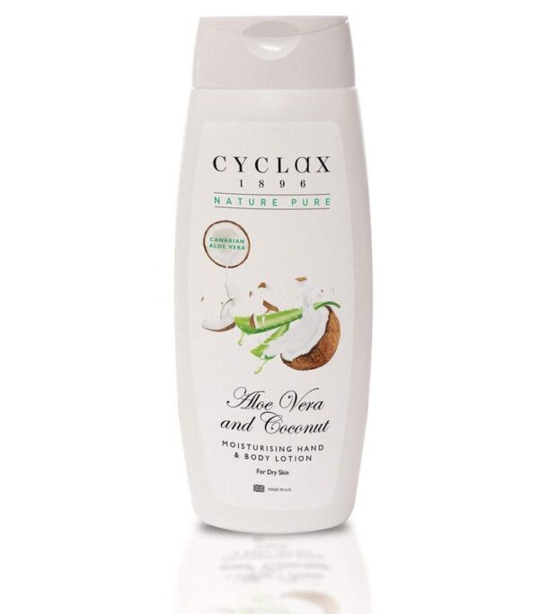 Lotion dưỡng ẩm Aloe Vera And Coconut Cyclax