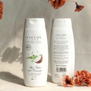 Lotion dưỡng ẩm Aloe Vera And Coconut Cyclax