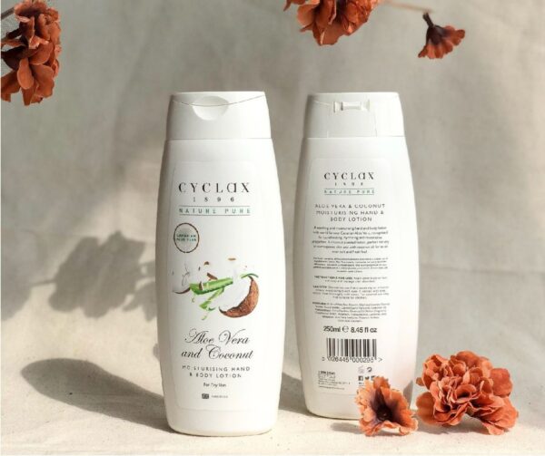 Lotion dưỡng ẩm Aloe Vera And Coconut Cyclax