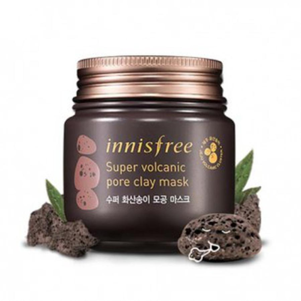 Mặt nạ đất sét Innisfree tro núi lửa hỗ trợ trị mụn đầu đen