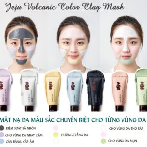 Mặt nạ dưỡng da 7 màu Innisfree Jeju Volcanic Color Clay Mask