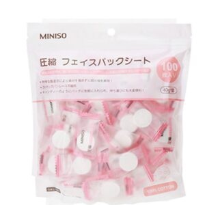 Mặt nạ viên nén Miniso Nhật Bản túi 100 viên