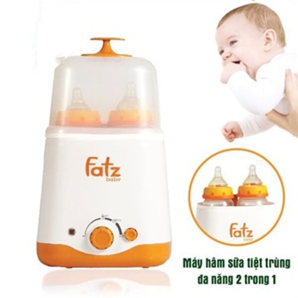 Máy hâm sữa tiệt trùng đa năng 2 bình Fatzbaby FB3011SL