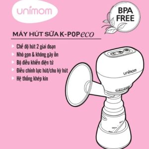 Máy hút sữa Unimom KPop Eco UM871104 bằng điện