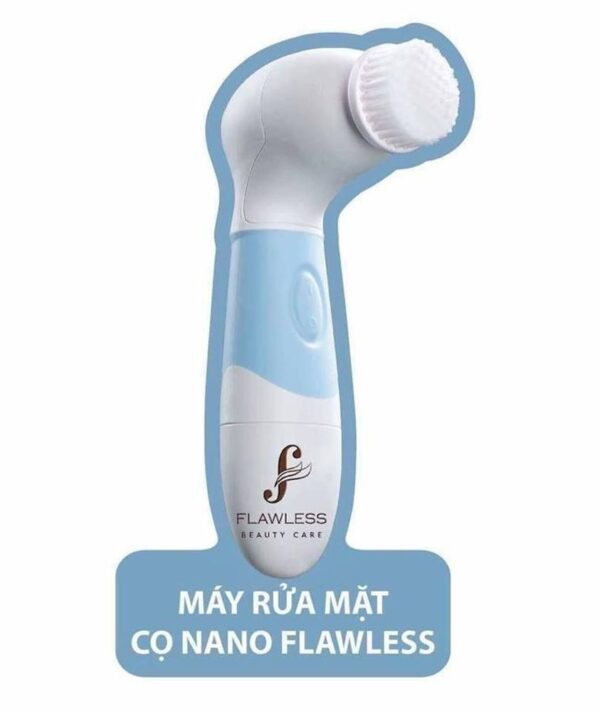 Máy rửa mặt cọ Nano Flawless Nhật Bản