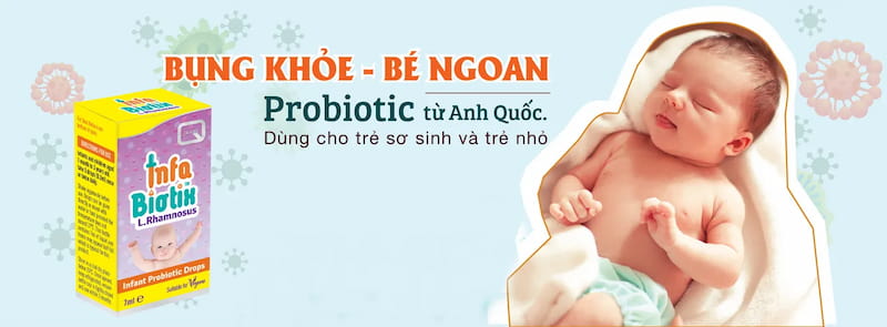 Hạn chế nguy cơ suy dinh dưỡng nhờ Infa Biotix Drops