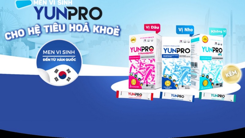 Men vi sinh Yunpro sử dụng như thế nào là tốt nhất?