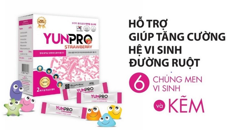 Tìm hiểu về sản phẩm hỗ trợ tiêu hóa Yunpro?