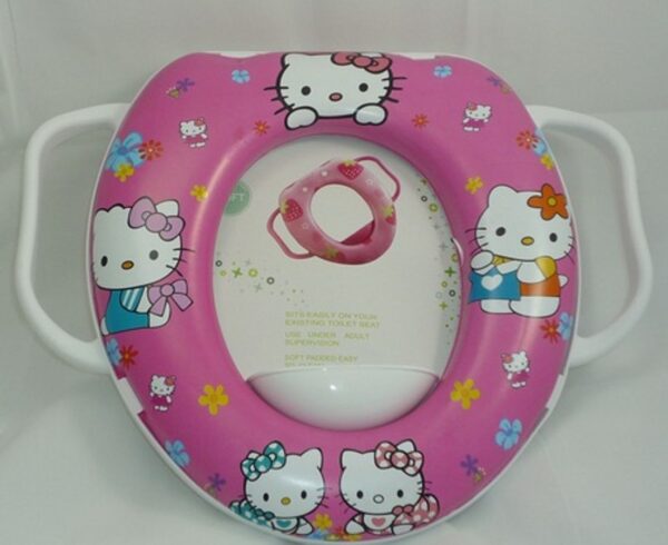 Miếng lót bồn cầu Disney hình Hello Kitty cho bé 2 tuổi trở lên