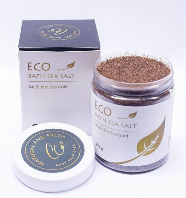 Muối tắm thảo mộc hữu cơ Eco Gold cho bé