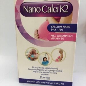 Nano Calci K2 giúp bổ sung calci và hỗ trợ xương phát triển