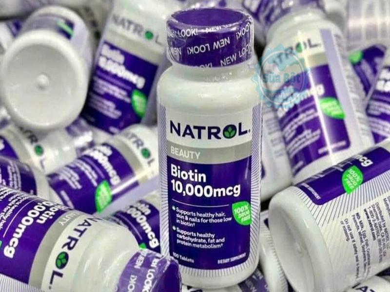 Natrol biotin rất nổi tiếng trên thị trường TPCN 