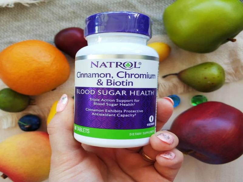 Lọ sản phẩm Natrol Cinnamon Biotin Chromium