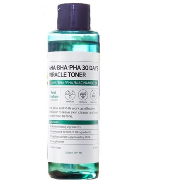 Nước hoa hồng AHA - BHA - PHA - 30 Days Miracle Toner