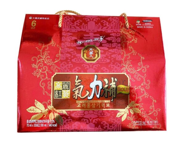 Nước hồng sâm 6 năm Korean Red Ginseng Giryockbo hộp 30 gói