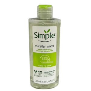 Nước tẩy trang Simple Micellar Cleansing Water cho mọi loại da