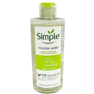 Nước tẩy trang Simple Micellar Cleansing Water cho mọi loại da